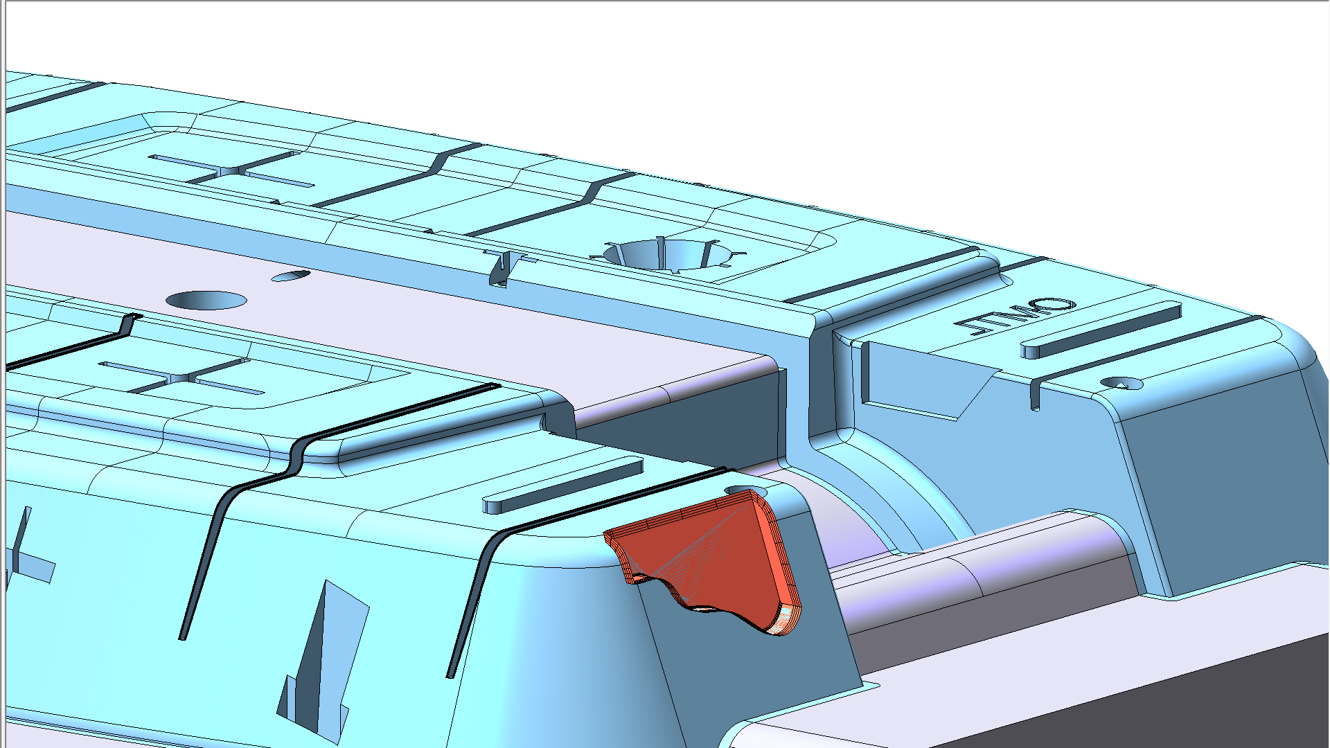 Tangentiale Flächenverlängerung